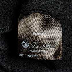 Pre Owned Loro Piana Black Cashmere Turtle Neck Sweater L
