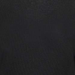 Pre Owned Loro Piana Black Cashmere Turtle Neck Sweater L