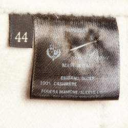 Pre Owned Loro Piana Pink Cashmere Single breasted Coat M