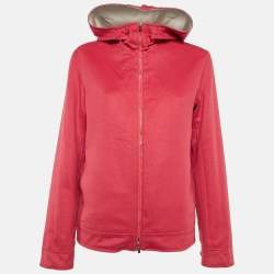 Loro Piana Beige Synthetic Zip-Up Strom System Reversible Hoodie Jacket M