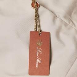 Loro Piana Beige Synthetic Zip-Up Strom System Reversible Hoodie Jacket M
