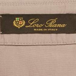 Pre Owned Loro Piana Pink Cotton Short Dress M