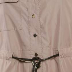 Pre Owned Loro Piana Pink Cotton Short Dress M