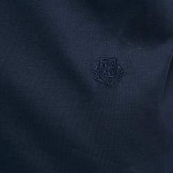 Pre Owned Loro Piana Navy Blue Jersey Crewneck T-Shirt S