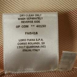 Loro Piana Multicolor Silk Long Sleeve Top M