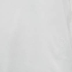 Pre Owned Loro Piana White Cotton Crew Neck T-Shirt L