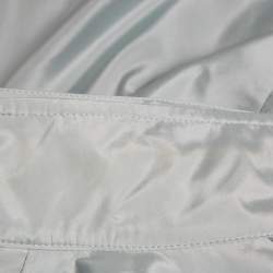 Pre Owned Loro Piana Light Blue Silk Voyager Jacket S