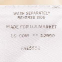 Pre Owned Loro Piana Cream Silk Button Front Shirt L