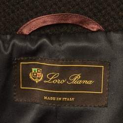 Pre Owned Loro Piana Brown Cashmere Long Coat L