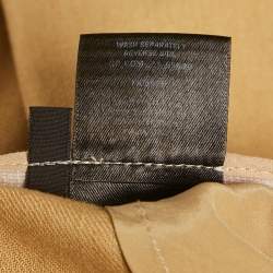 Pre Owned Loro Piana Yellow Linen Flared Trousers S