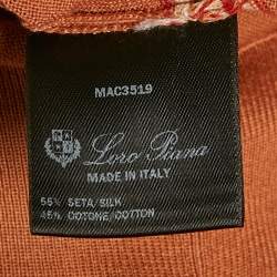 مملوكة مسبقًا Loro Piana Brown Striped Knit Top L