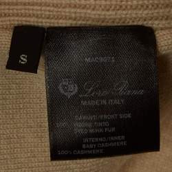 مملوكة مسبقًا سترة كشمير منك شيفرون بيج لورو بيانا صغير