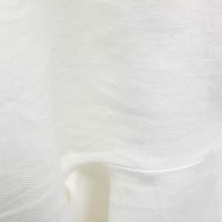 مملوكة مسبقًا شورت لورو بيانا كتان أبيض مقاس صغير