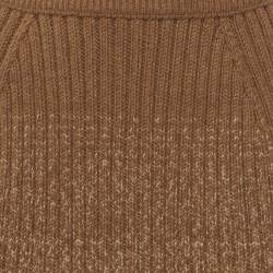 مملوكة مسبقًا Loro Piana Brown Knit Cashmere Ombre Midi Skirt S