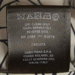 Pre Owned Loro Piana Red Synthetic Bomber Jacket S