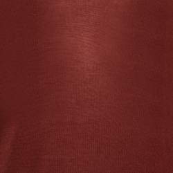 مملوكة مسبقًا Loro Piana Red Jersey Crew Neck Top S