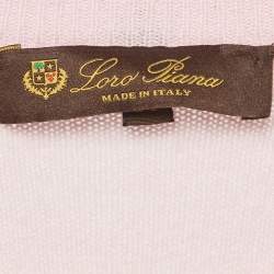 مملوكة مسبقًا Loro Piana Pink Knitted Sweaters XL