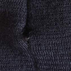 Pre Owned Loro Piana Navy Blue Cashmere Knit Trousers S