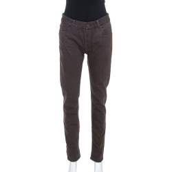 Loro Piana Brown Denim Straight Fit Jeans M