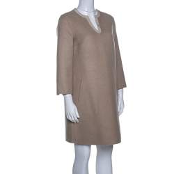 Pre Owned Loro Piana Camel Beige Cashmere Tunic S