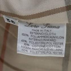 Loro Piana Red Nylon Button Front Jacket S