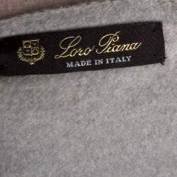 Pre Owned Loro Piana Colorblock Striped Cashmere Ellis Dress S