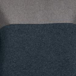 مملوكة مسبقًا فستان بكم طويل لورو بيانا كشمير قصات أزرق ورصاصي مقاس وسط ( ميديوم )