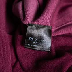 Pre Owned Loro Piana Pink Ombré Cashmere Round Neck Sweater S