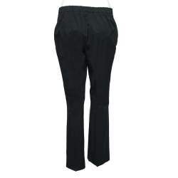 Pre Owned Loro Piana Navy Blue Cotton Trouser M