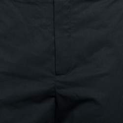 Pre Owned Loro Piana Navy Blue Cotton Trouser M