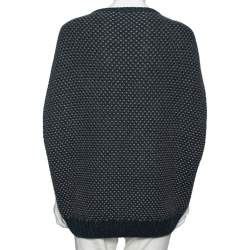 Pre Owned Loro Piana Blue Cashmere Knit Sweater M