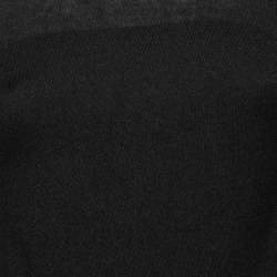 Pre Owned Loro Piana Black Cashmere Turtleneck Pullover Top M