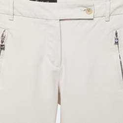 Pre Owned Loro Piana Cream Cotton Stretch Jodhpur Trousers S