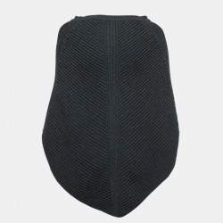 Pre Owned Loro Piana Grey Baby Cashmere Knit Poncho One Size