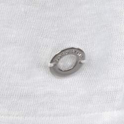 Pre Owned Loro Piana White Linen Knit T-Shirt M