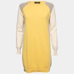 Loro Piana Multicolor Colorblock Baby Cashmere Long Jumper M
