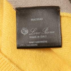 Loro Piana Multicolor Colorblock Baby Cashmere Long Jumper M
