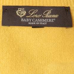 Loro Piana Multicolor Colorblock Baby Cashmere Long Jumper M