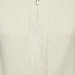 Pre Owned Loro Piana Beige Cashmere Sweatshirt Joggers Set S