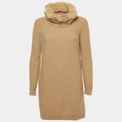 Pre Owned Loro Piana Brown Baby Cashmere Sweater XS