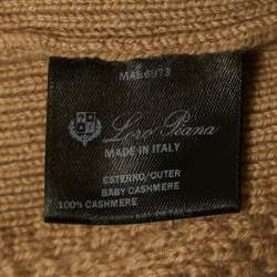 Pre Owned Loro Piana Brown Baby Cashmere Sweater XS