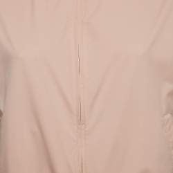 Pre Owned Loro Piana Pink WindJersey Green Storm System Reversible Jacket S