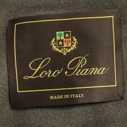 Pre Owned Loro Piana Brown Nylon Storm System Parka Jacket M