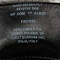 Pre Owned Loro Piana Pale Grey Chunky Cashmere Knit Sweater M