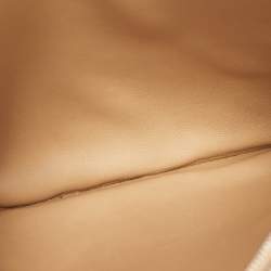 Loro Piana Beige Leather Zip Flat Pouch 