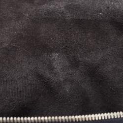 Loro Piana Blue Marine/White Leather Braided Extra Pocket L27 Pouch Bag