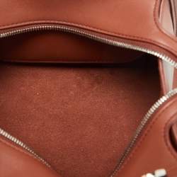 Pre Owned Loro Piana Brown Leather Mini Sesia Satchel