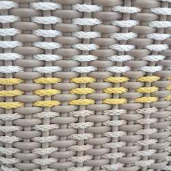 Pre Owned Loro Piana Beige Leather And Woven Straw Artemis Woven Bucket Bag