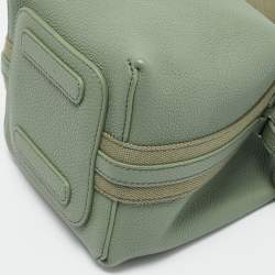 Pre Owned Loro Piana Light Green Leather Micro Bale Bucket Bag