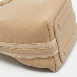 Pre Owned Loro Piana Light Mastic Leather Micro Bale Shoulder Bag